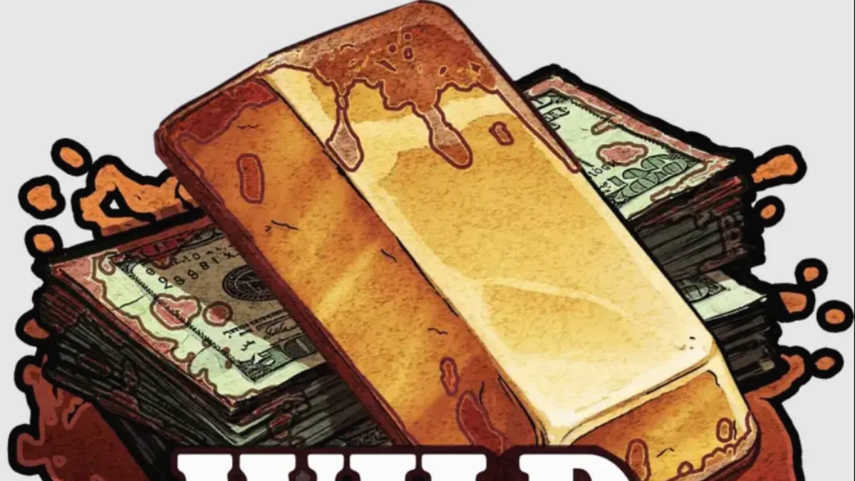 Interface do jogo Revolvero em um dispositivo móvel mostrando o tema de Velho Oeste